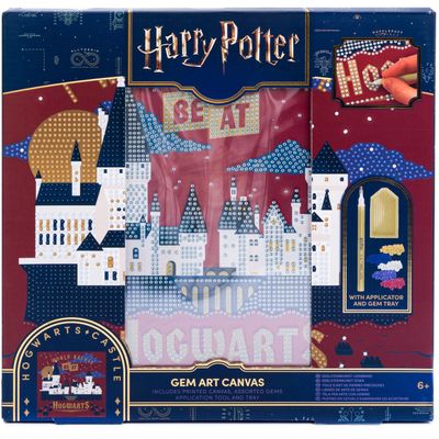 KIT CANVAS CRYSTAL ART CASTILLO HOGWARTS  HARRY POTTER