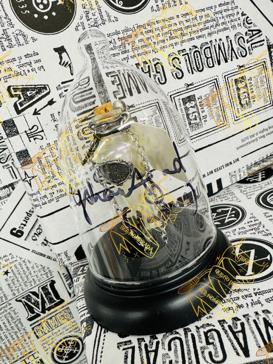 REPLICA POCION FELIX FELICIS FIRMADA POR PADMA PATIL (AFSHAN AZAD)