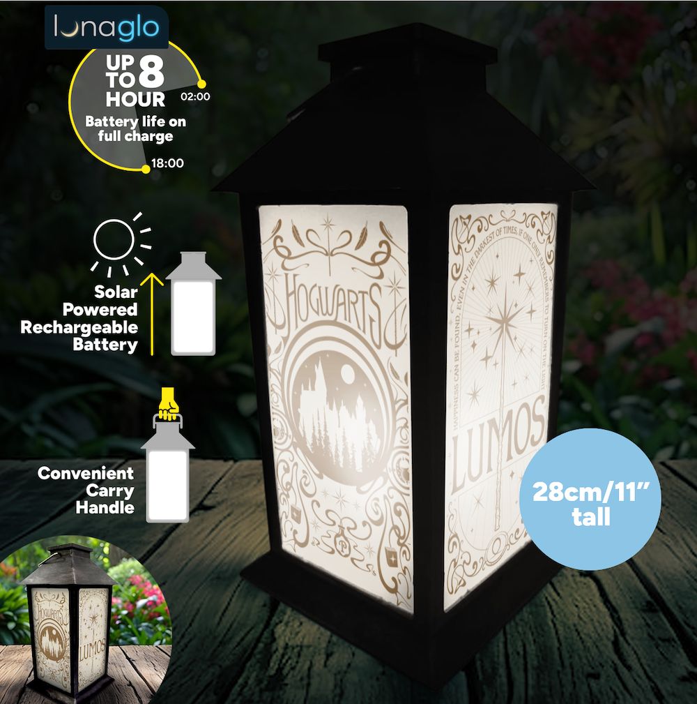 LAMPARA HOGWARTS SOLAR HARRY POTTER