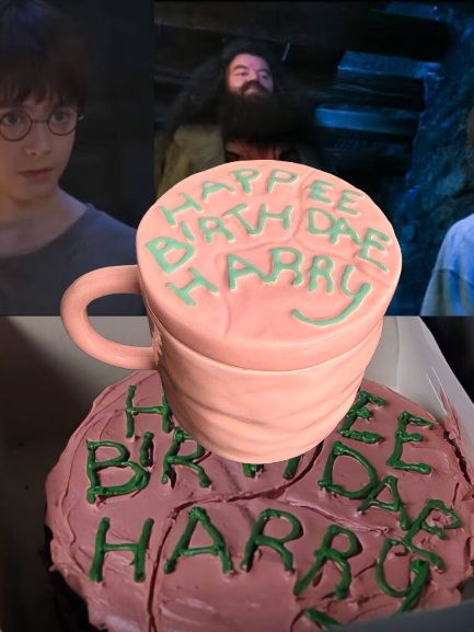 TAZA HAPPEE BIRTHDAE HARRY POTTER