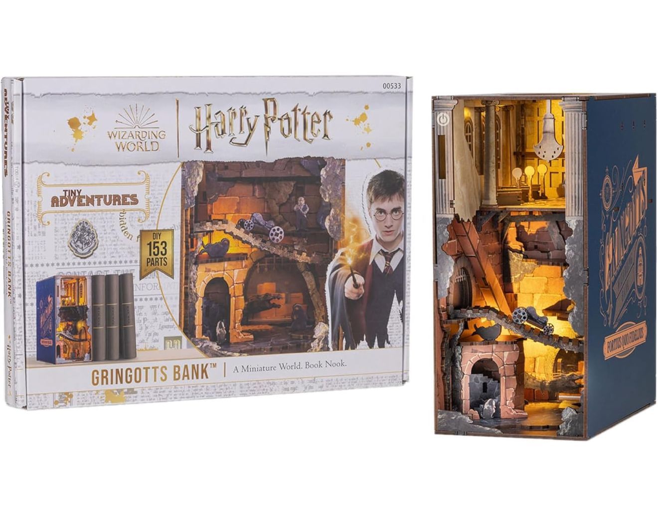 SUJETALIBROS MAQUETA BANCO GRINGOTTS HARRY POTTER SUJETALIBROS MAQUETA BANCO GRINGOTTS HARRY POTTER