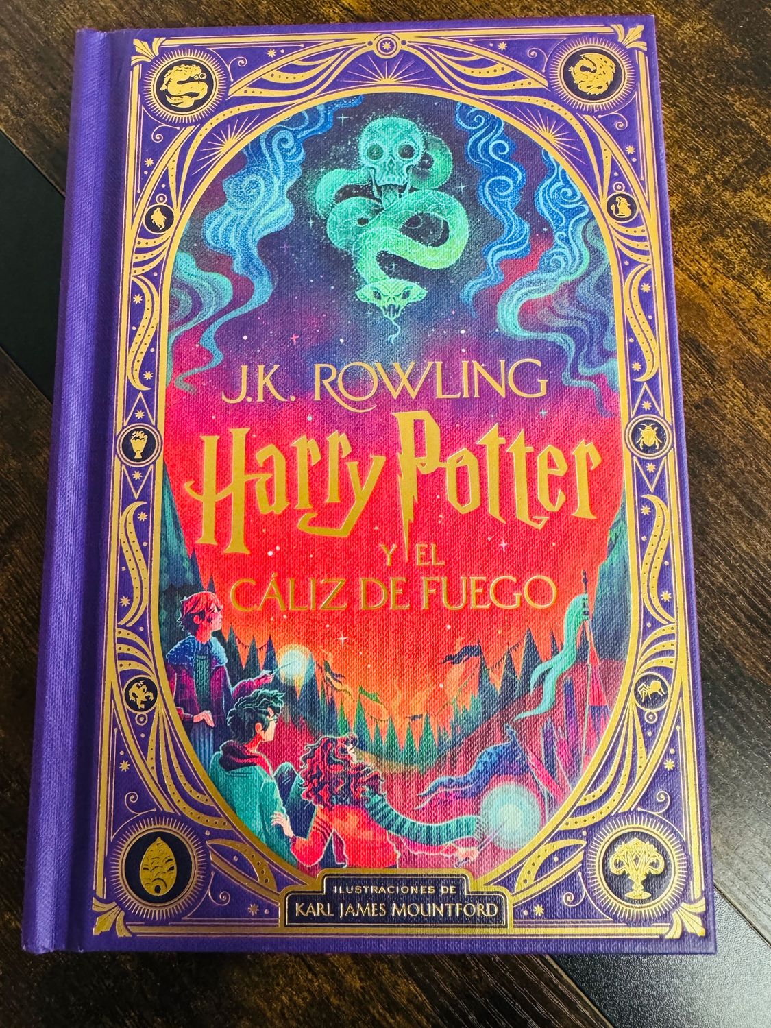 HARRY POTTER Y EL CALIZ DE FUEGO EDICION ILUSTRADA INTERACTIVA FIRMADO POR KARL JAMES, JESS, PAUL & ALEX HARRY POTTER Y EL CALIZ DE FUEGO EDICION ILUSTRADA INTERACTIVA FIRMADO POR KARL JAMES, JESS, PAUL & ALEX