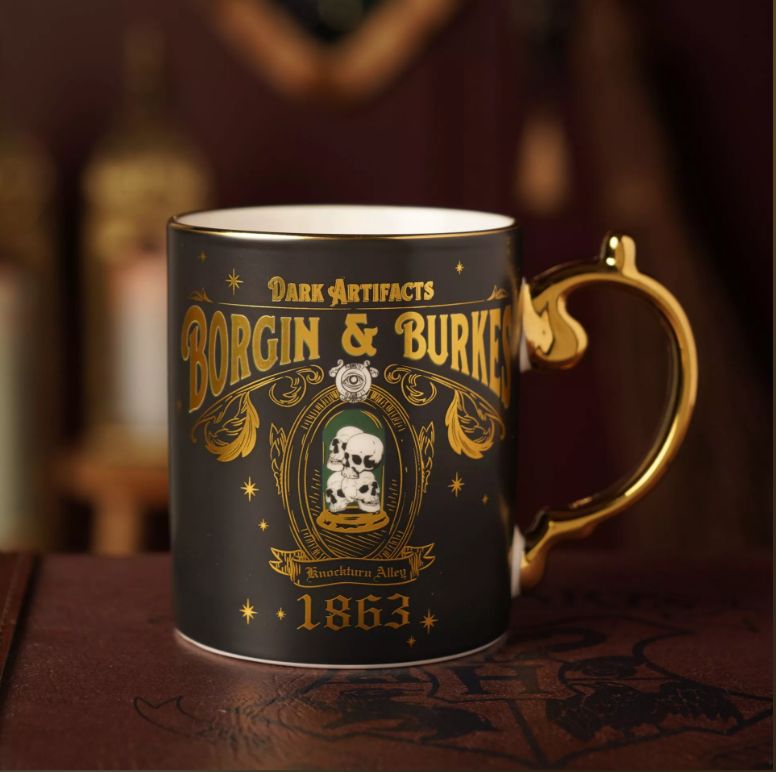 TAZA COLECCIONABLE BORGIN & BURKES HARRY POTTER