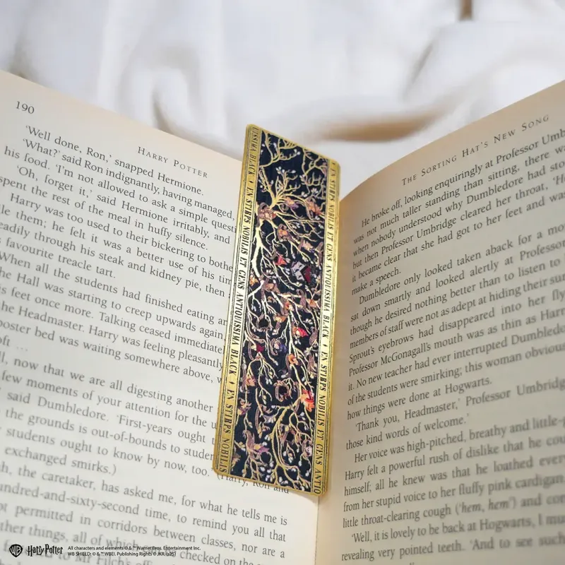 PREVENTA - MARCAPAGINAS METALICO FAMILIA BLACK HARRY POTTER