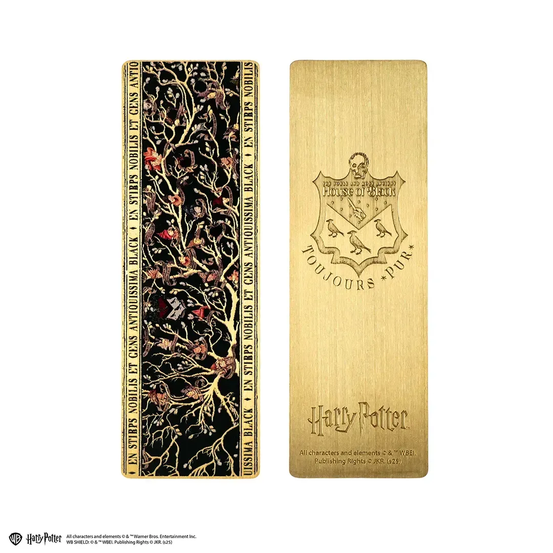 MARCAPAGINAS METALICO FAMILIA BLACK HARRY POTTER