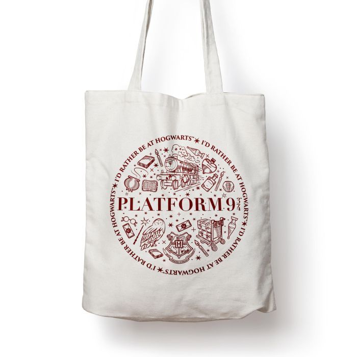 BOLSA TELA PLATAFORMA 93/4 HARRY POTTER