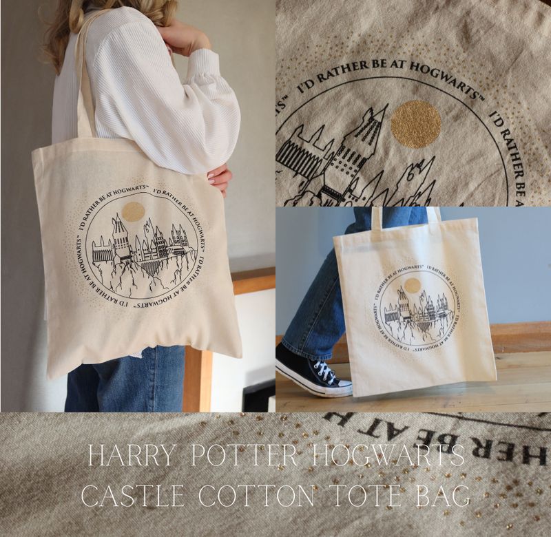 PREVENTA - BOLSA TELA HOGWARTS HARRY POTTER