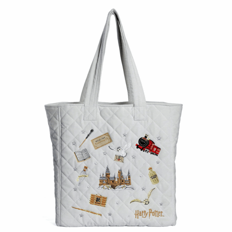 BOLSA TERCIOPELO ICONOS HARRY POTTER
