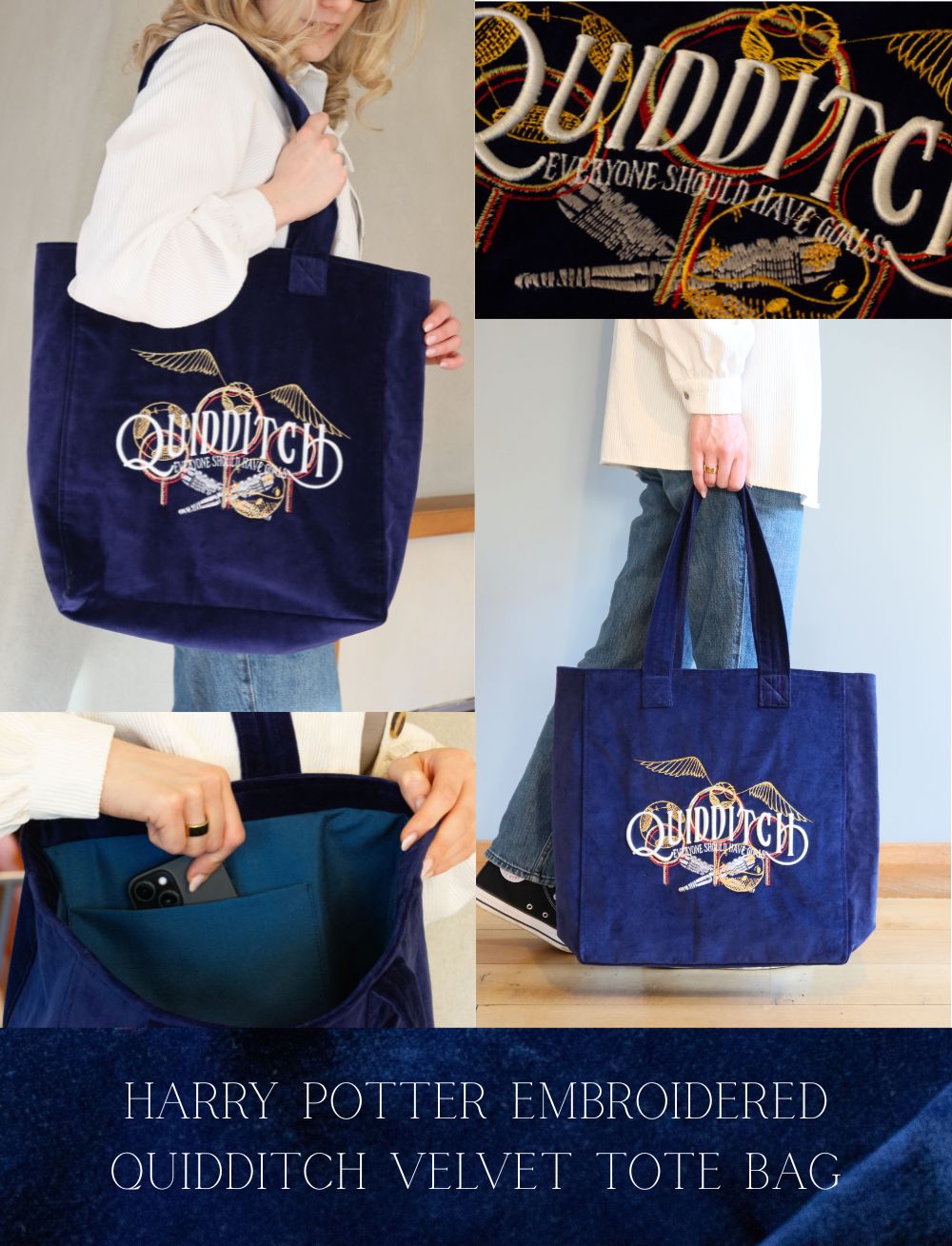 PREVENTA - BOLSA TERCIOPELO QUIDDITCH HARRY POTTER