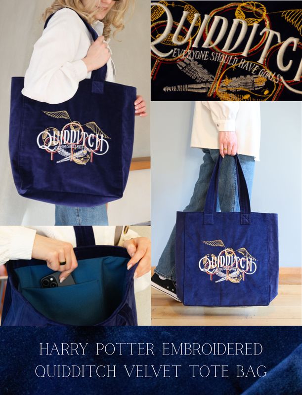 PREVENTA - BOLSA TERCIOPELO QUIDDITCH HARRY POTTER
