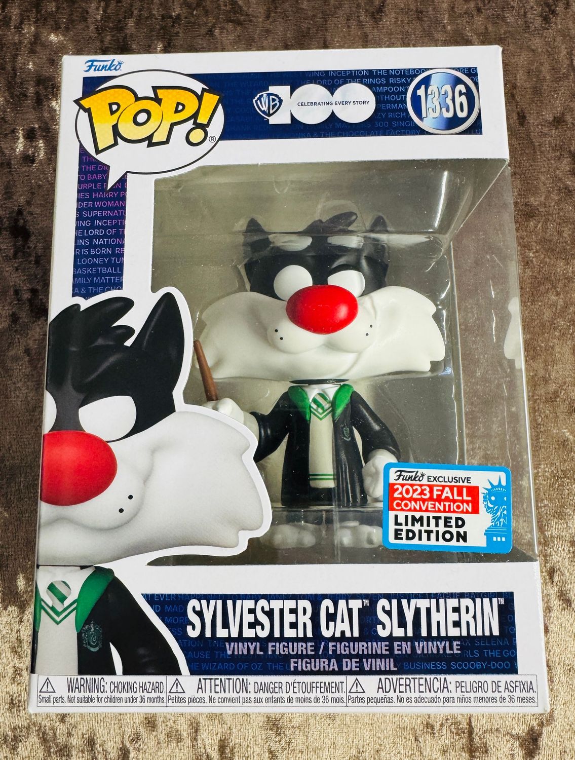 FUNKO POP LIMITED EDITION Nº1336 SYLVESTER CAT SLYTHERIN HARRY POTTER
