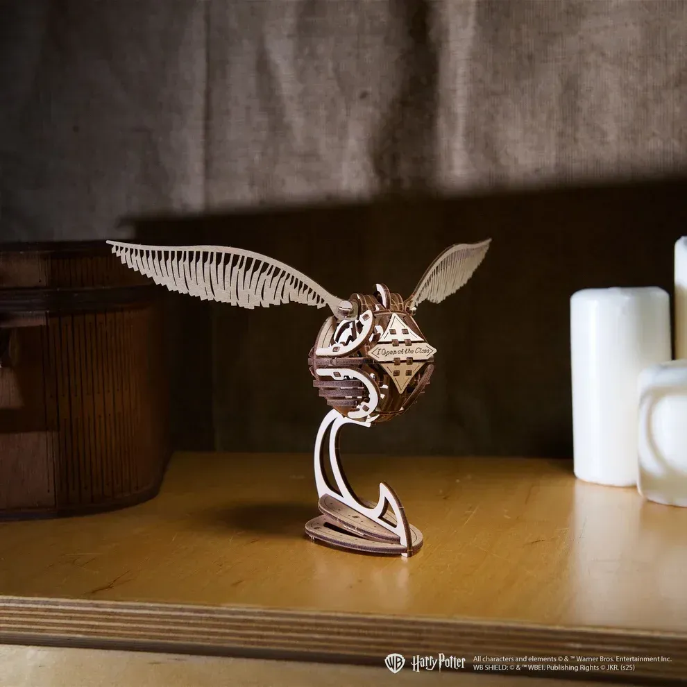 MAQUETA 3D MECANISMO SNITCH DORADA HARRY POTTER