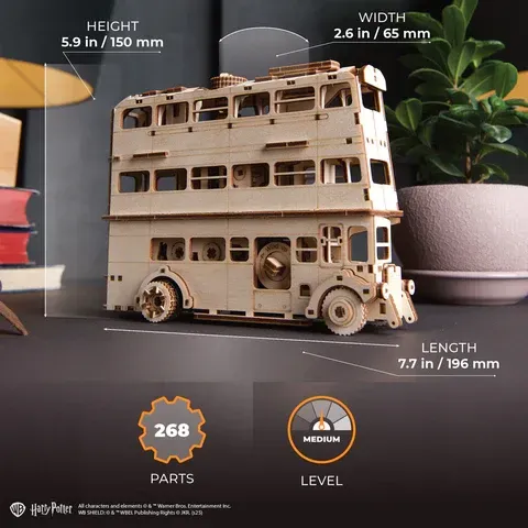 MAQUETA 3D MECANISMO AUTOBUS NOCTAMBULO HARRY POTTER