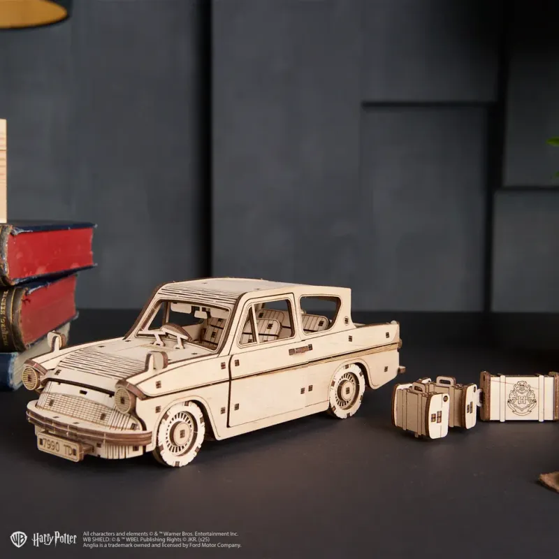 MAQUETA 3D MECANISMO FORD ANGLIA VOLADOR HARRY POTTER