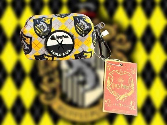 DISPENSADOR BOLSITAS PERRO HUFFLEPUFF HARRY POTTER