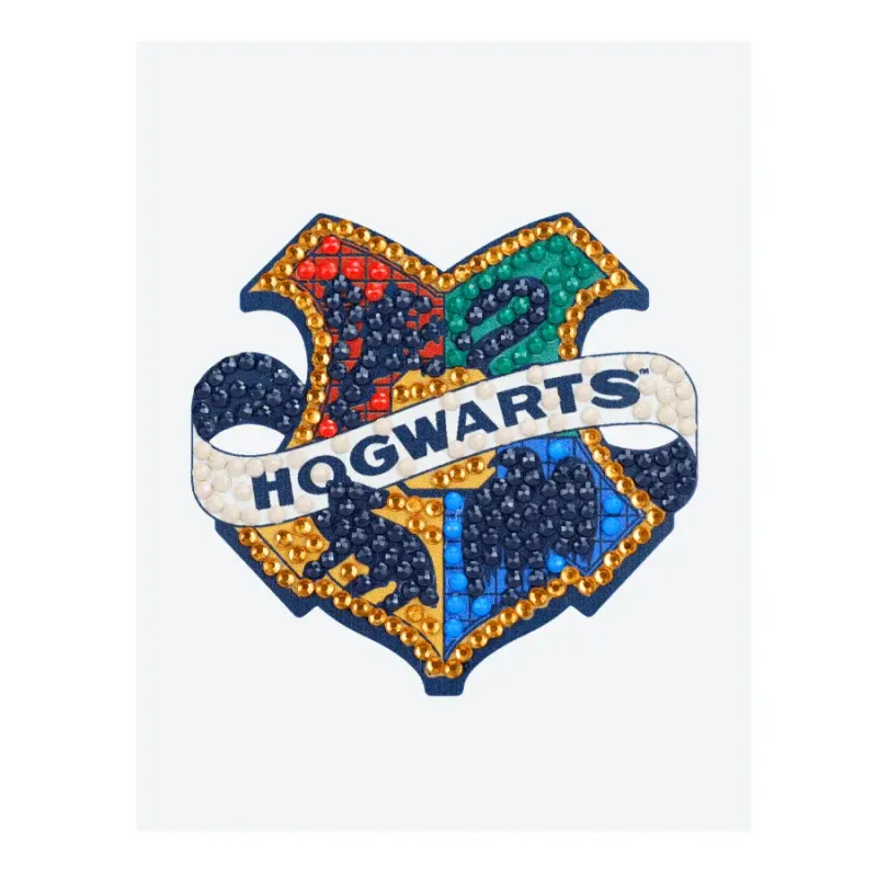 PEGATINA ESCUDO HOGWARTS Nº 001 CRYSTAL ART HARRY POTTER