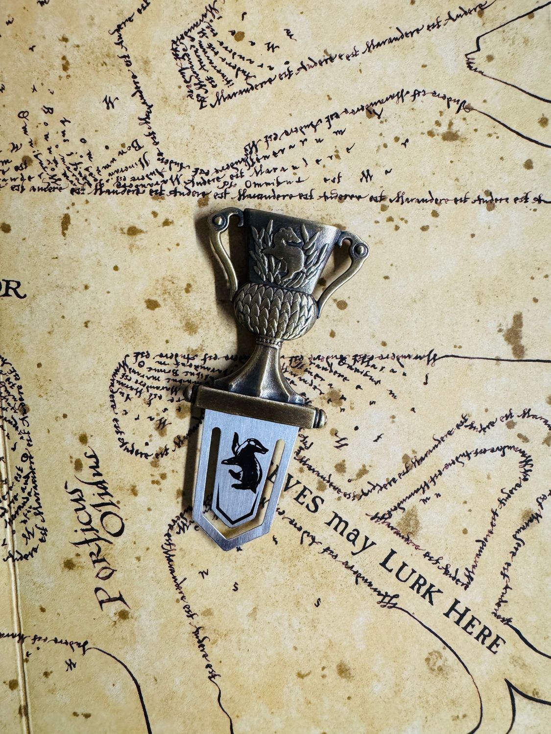 MARCAPAGINAS COPA HUFFLEPUFF HARRY POTTER