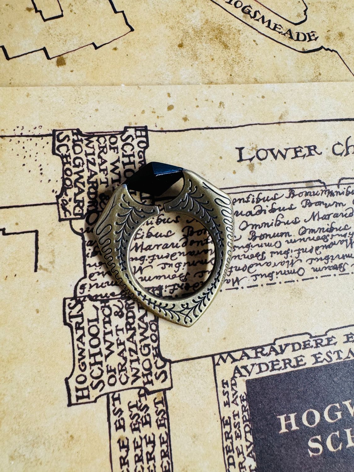 MARCAPAGINAS ANILLO GAUNT HARRY POTTER