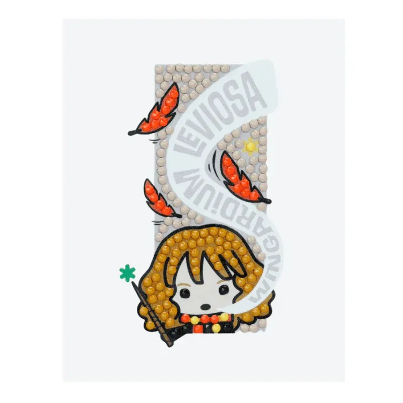 PEGATINA HERMIONE & HECHIZO Nº 100 CRYSTAL ART HARRY POTTER