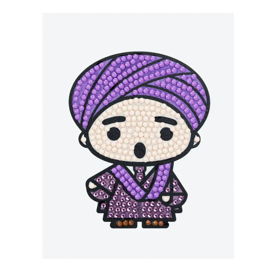 PEGATINA PROFESOR QUIRREL Nº 076 CRYSTAL ART HARRY POTTER