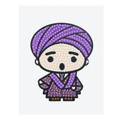 PEGATINA PROFESOR QUIRREL Nº 076 CRYSTAL ART HARRY POTTER