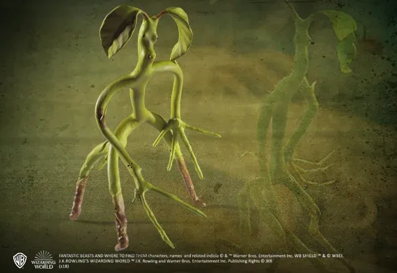 FIGURA PICKET BOWTRUCKLE MALEABLE HARRY POTTER NOBLE COLLECTION