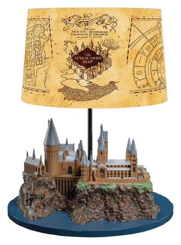 PREVENTA - LAMPARA MESA CASTILLO HOGWARTS & MAPA MERODEADOR HARRY POTTER