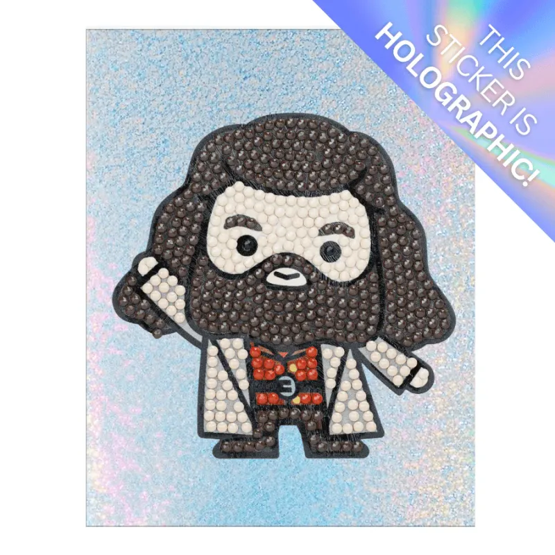 PEGATINA RUBEUS HAGRID Nº 028 CRYSTAL ART HARRY POTTER