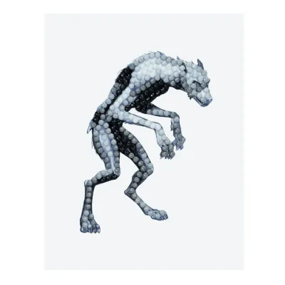 PEGATINA HOMBRE LOBO Nº 064 CRYSTAL ART HARRY POTTER