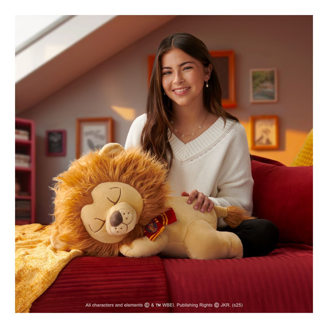 PREVENTA - PELUCHE LEON GRYFFINDOR DURMIENDO HARRY POTTER