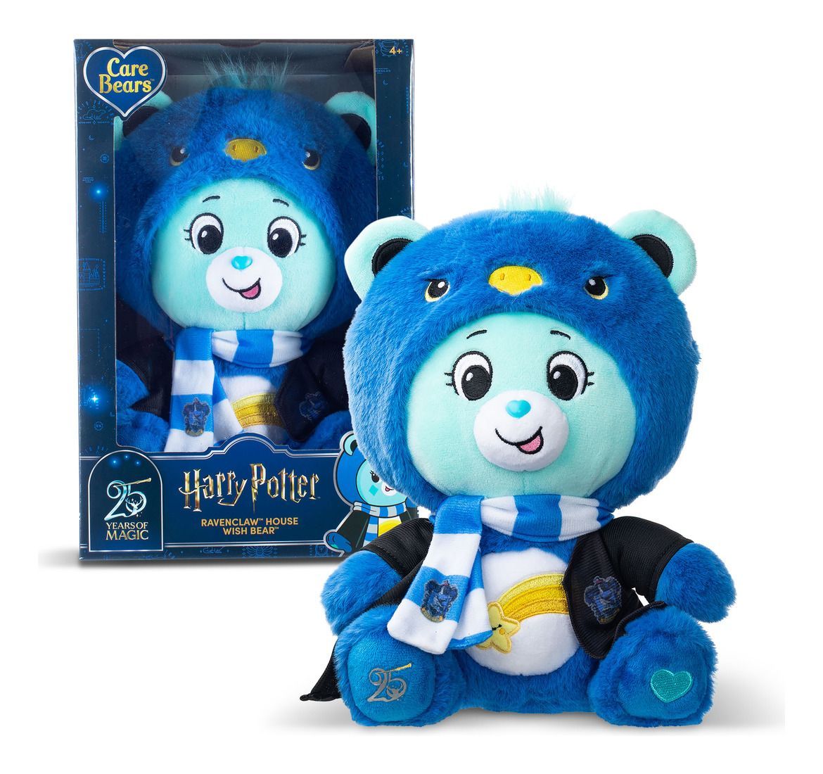PREVENTA - PELUCHE OSO AMOROSO RAVENCLAW CAPUCHA AGUILA ESPECIAL 25 ANIVERSARIO HARRY POTTER