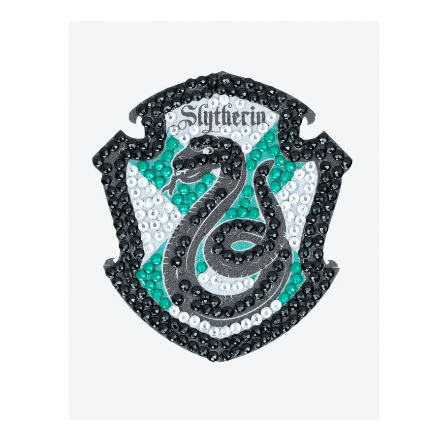PEGATINA ESCUDO SLYTHERIN Nº 004 CRYSTAL ART HARRY POTTER