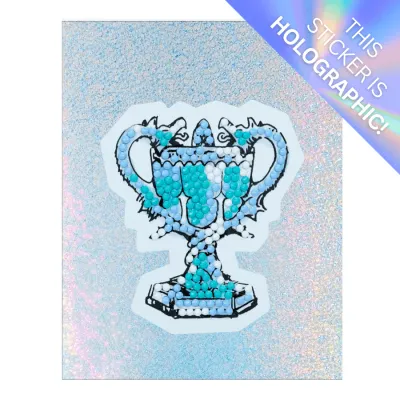 PEGATINA COPA 3 MAGOS Nº 088 CRYSTAL ART HARRY POTTER