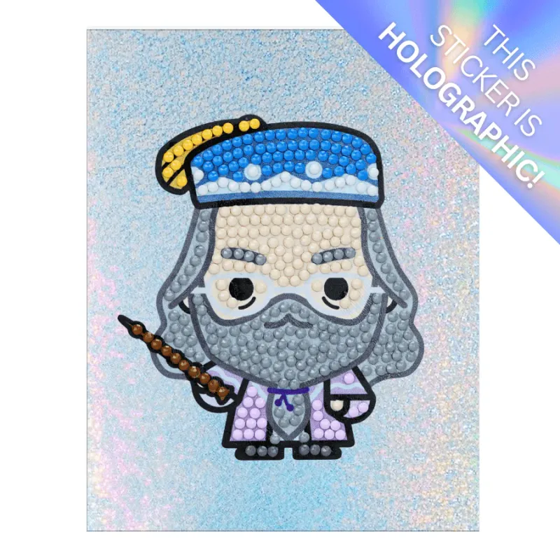 PEGATINA ALBUS DUMBLEDORE Nº 022 CRYSTAL ART HARRY POTTER