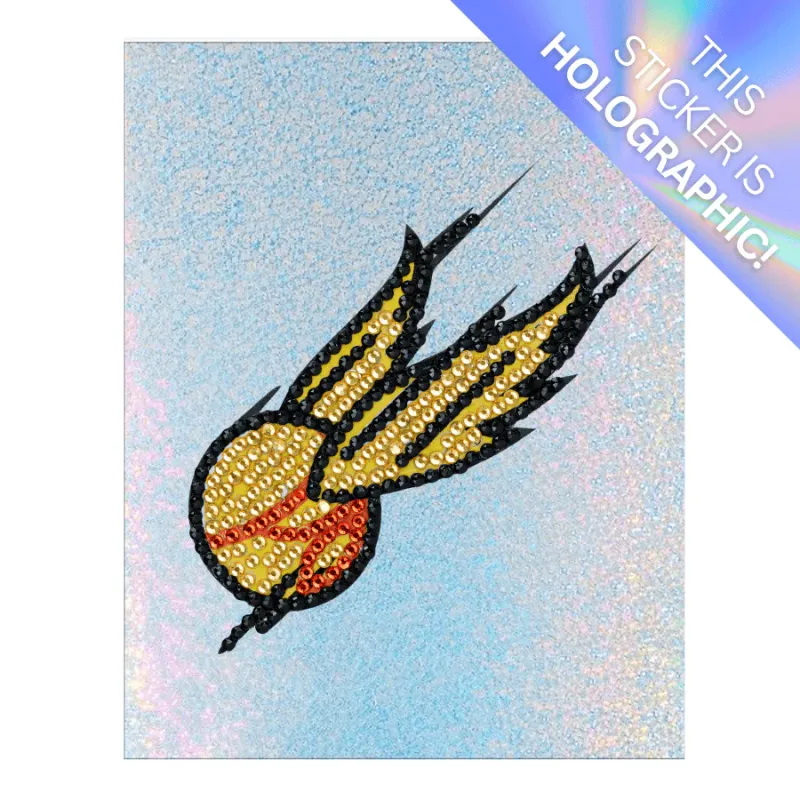 PEGATINA SNITCH DORADA Nº 039 CRYSTAL ART HARRY POTTER