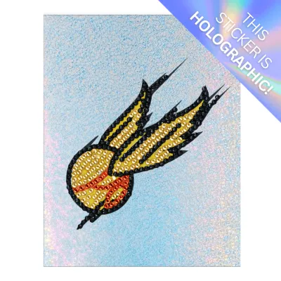 PEGATINA SNITCH DORADA Nº 039 CRYSTAL ART HARRY POTTER