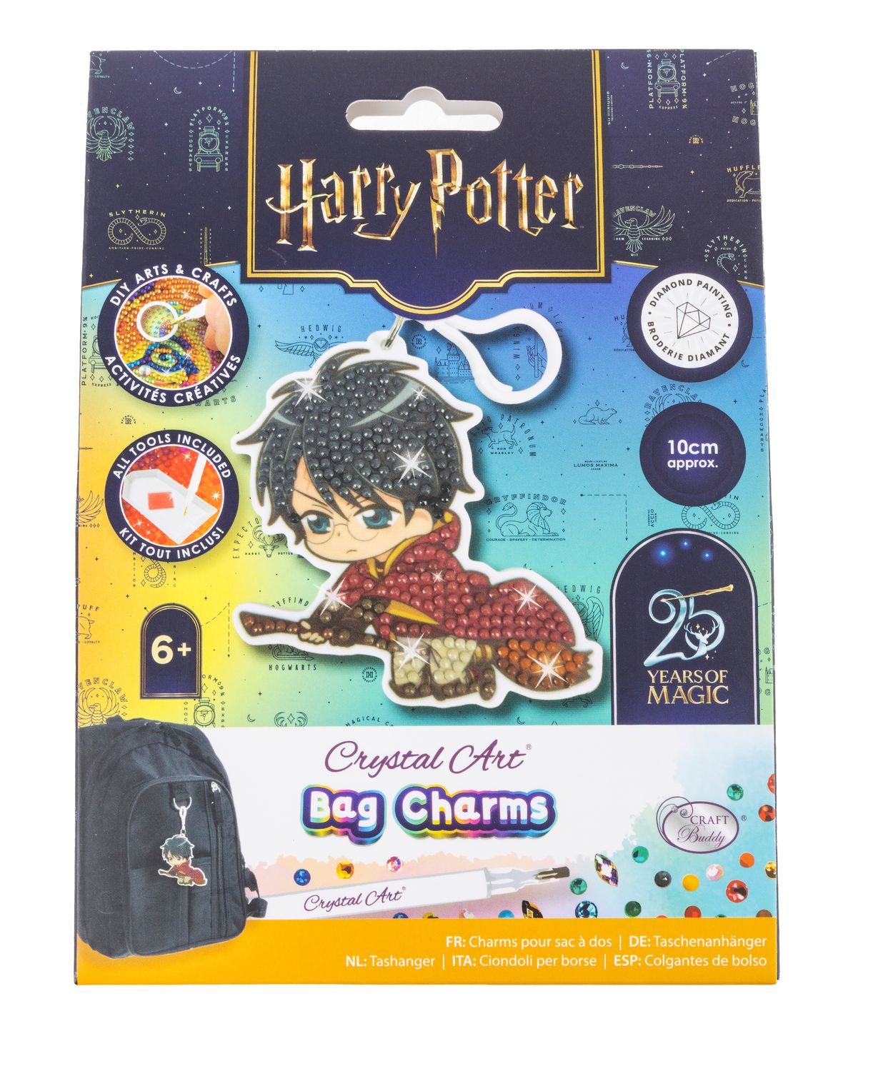 CRYSTAL ART LLAVERO QUIDDITCH HARRY POTTER