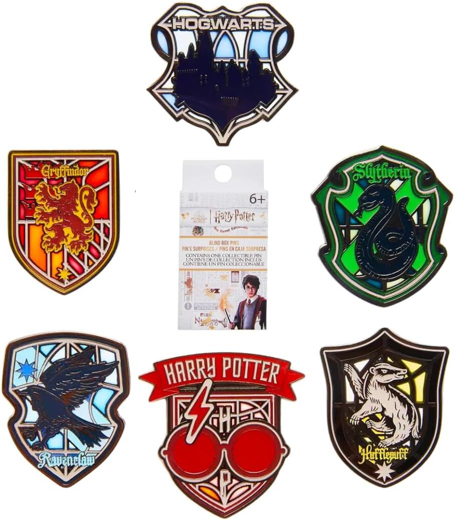 PIN SORPRESA CASAS HOGWARTS LOUNGEFLY HARRY POTTER