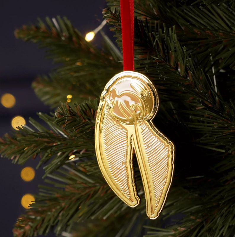 PREVENTA - ADORNO METALICO GOLDEN SNITCH HARRY POTTER