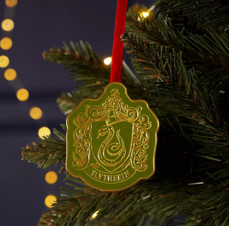 PREVENTA - ADORNO METALICO SLYTHERIN HARRY POTTER
