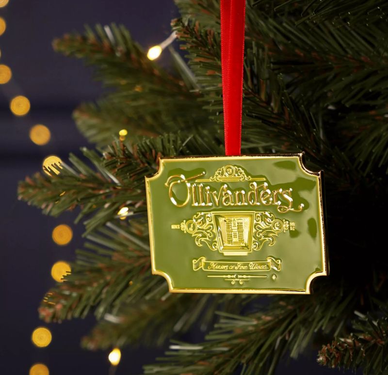PREVENTA - ADORNO METALICO OLLIVANDERS HARRY POTTER