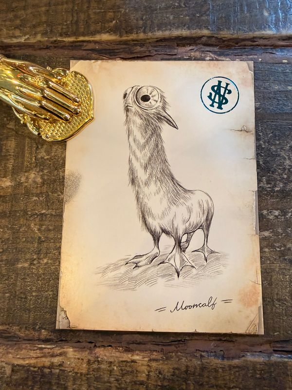 POSTAL CRIATURAS MAGICAS MOONCALF MINALIMA