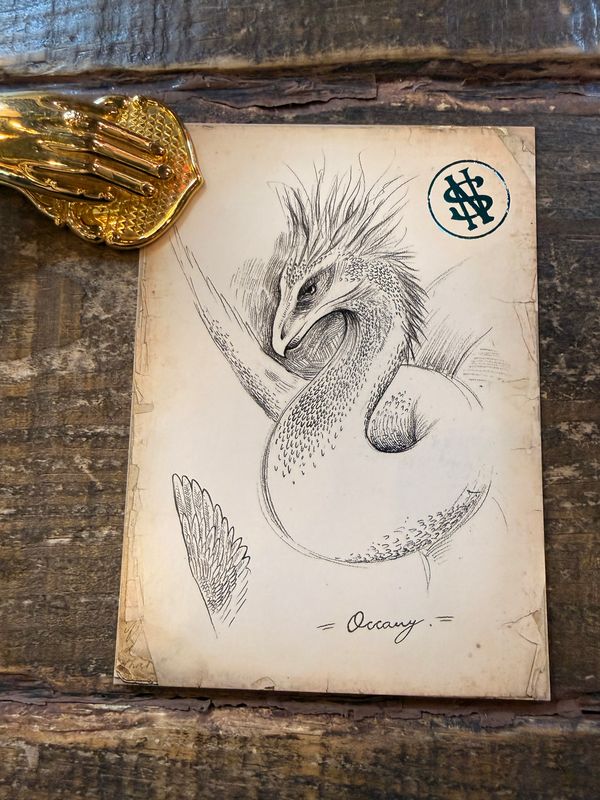 POSTAL CRIATURAS MAGICAS OCCAMY MINALIMA