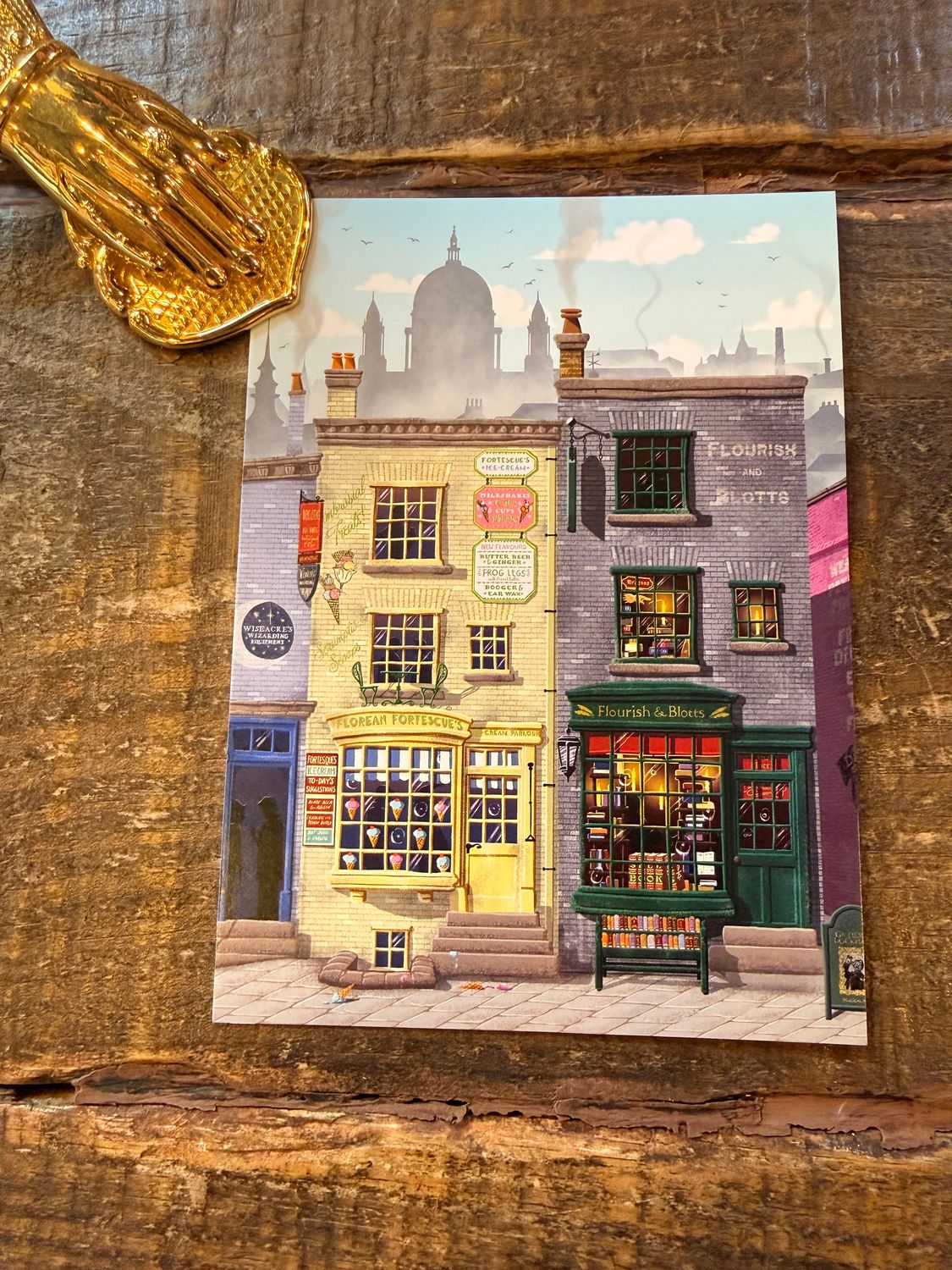 POSTAL CALLEJON DIAGON FLOURISH & BLOTTS MINALIMA