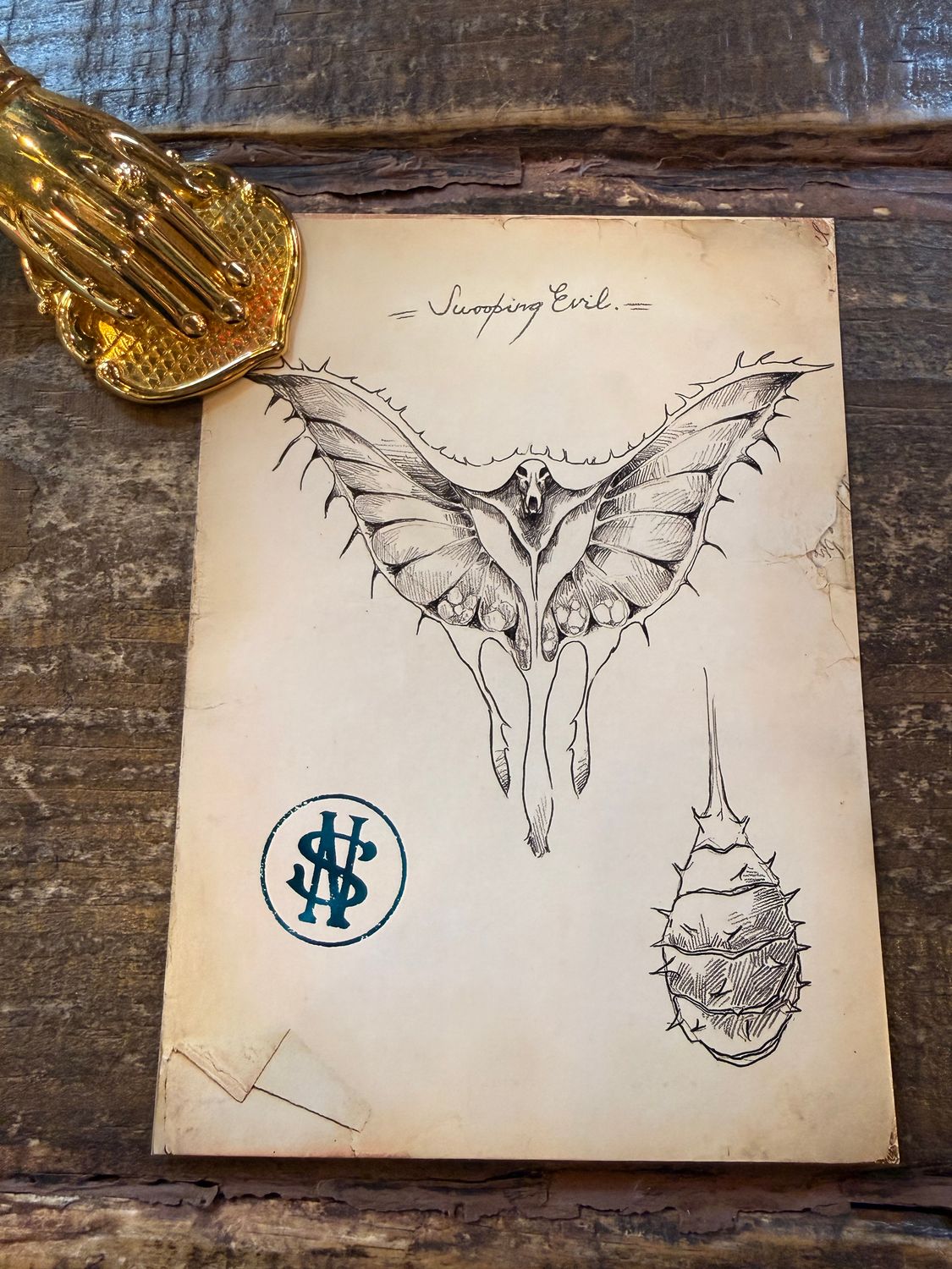 POSTAL CRIATURAS MAGICAS SWOOPING EVIL MINALIMA