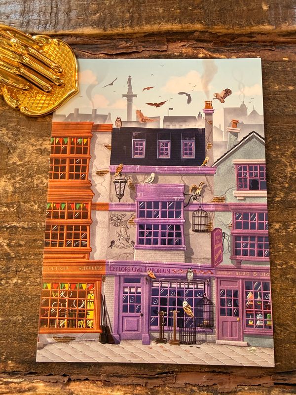 POSTAL CALLEJON DIAGON EEYLOPS OWL EMPORIUM MINALIMA