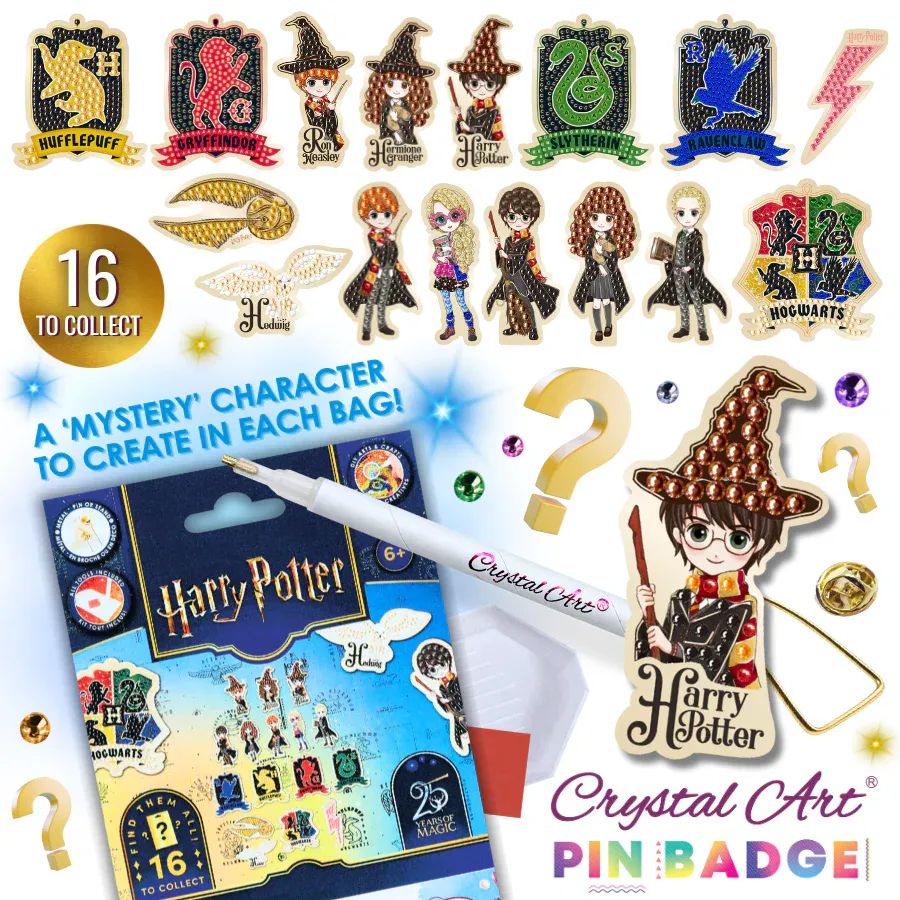 PIN SORPRESA CRYSTAL ART HARRY POTTER PIN SORPRESA CRYSTAL ART HARRY POTTER
