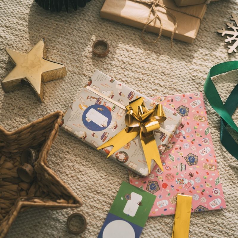 SET PAPEL REGALO LECHUZAS & HONEYDUKES HARRY POTTER