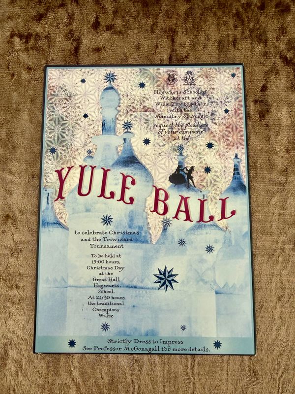 POSTAL YULE BALL HARRY POTTER MINALIMA