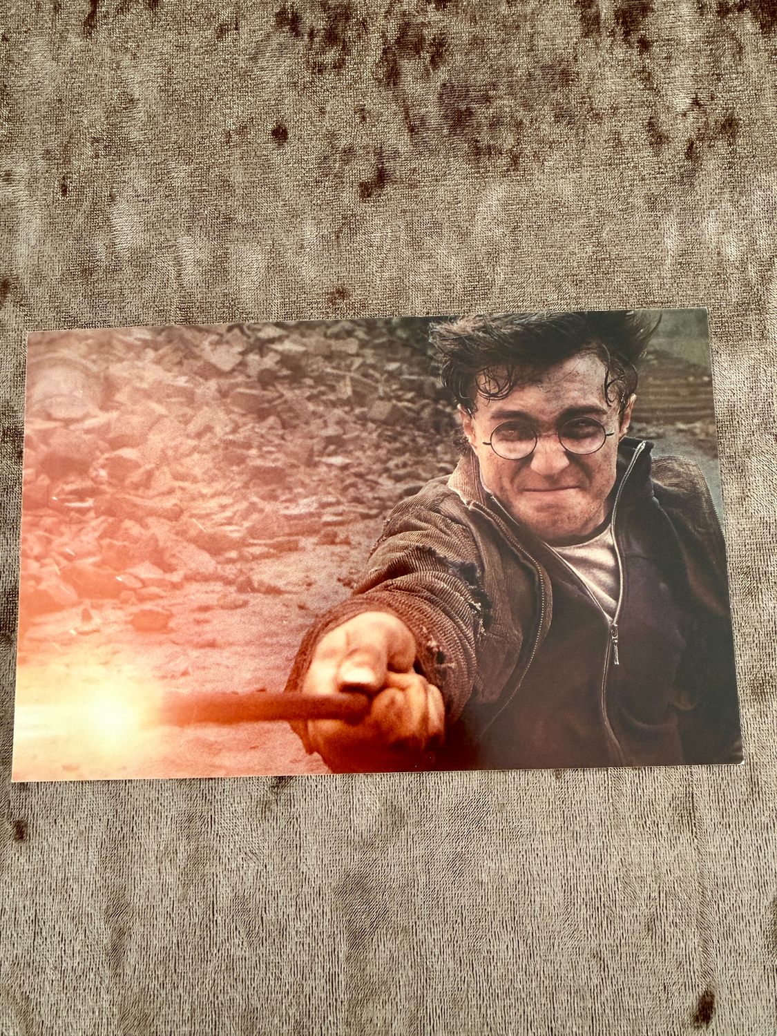 POSTAL HARRY POTTER RELIQUIAS DE LA MUERTE